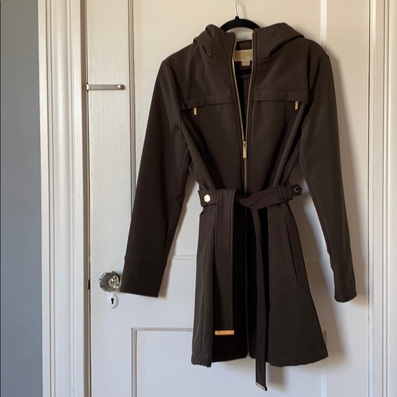 Michael kors dark olive tope zip up jacket - Picture 1 of 5